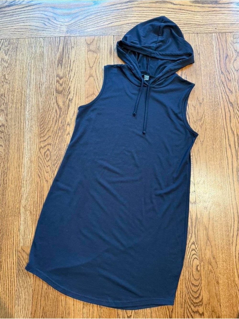 SHEIN Sleeveless Hooded Dress - Dark Blue